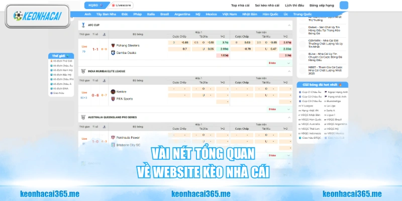 Kèo Nhà Cái | KeoNhaCai5 Chuyên Trang Soi Kèo Thể Thao Hot Nhất 167 Vài nét tổng quan về website Kèo Nhà Cái